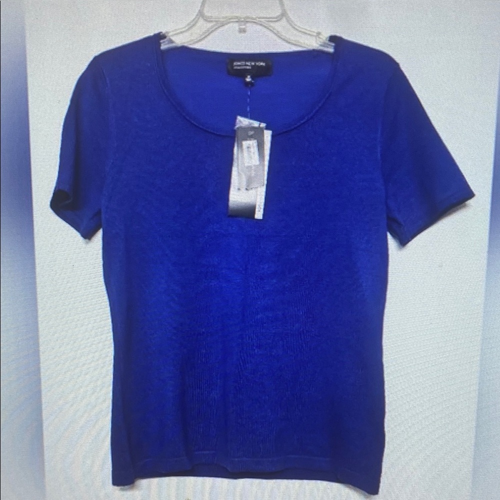 NWT Jones of NY blue top size M